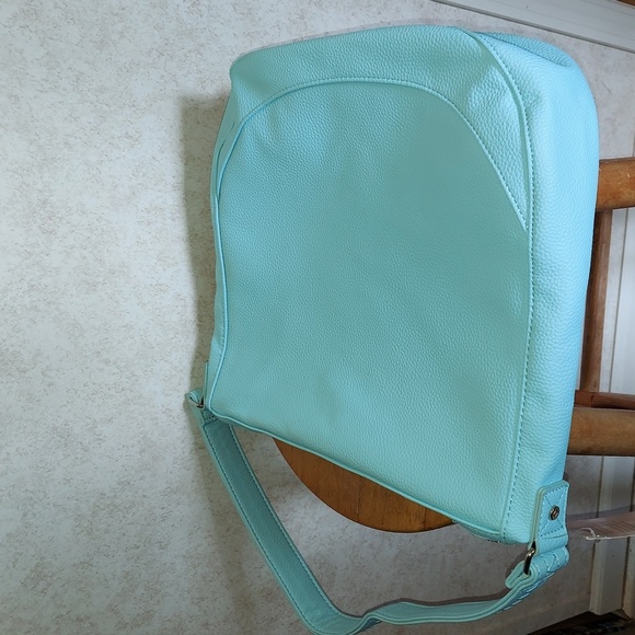 Jewel Thirty One Light Mint Green Faux Leather Shoulder Hobo Bag NWT. - Picture 8 of 8